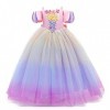 Costume de Carnaval Filles Princesse Robe de Aurora La Belle au Bois Dormant Déguisements Cosplay Halloween Noël Fête Robe de