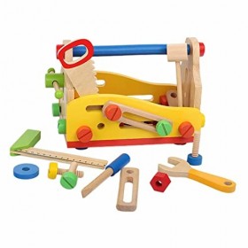 Jouet de Démontage de Vis Doutil de Jeu En Bois de Montessori pour Des Enfants Tout-petits
