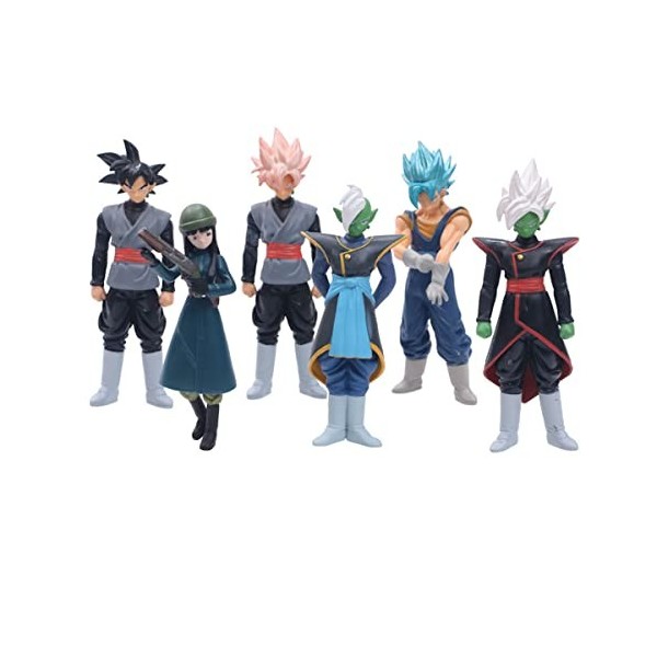 6 pièces/Ensemble Dragons-balles Son Goku végéta Support Figurine modèle Jouets