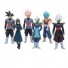 6 pièces/Ensemble Dragons-balles Son Goku végéta Support Figurine modèle Jouets