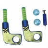 Vbestlife Ensemble de Hockey sur Gazon Aquatique, Bâtons de Hockey sur leau avec Balles et Gonfleur pour Jeu deau de Piscin