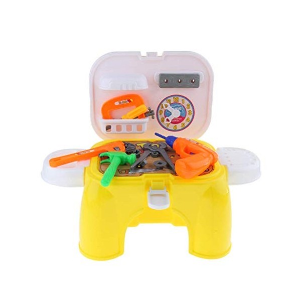 Backbayia Jouet de Chaise de Stockage Cuisson de Cuisine Cutting Fruits Légumes Enfant Jeu de Rôle Cuisine 