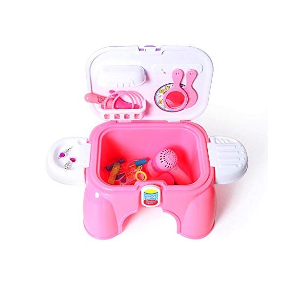 Backbayia Jouet de Chaise de Stockage Cuisson de Cuisine Cutting Fruits Légumes Enfant Jeu de Rôle Cuisine 