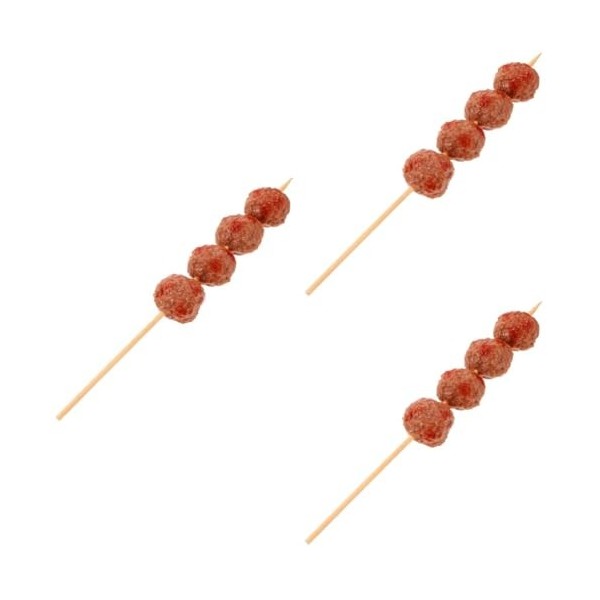 ibasenice 3 Pièces Simulation Brochettes De Barbecue Nourriture pour Enfants Jeux en Plastique Miniatures Jouer Ensemble De N