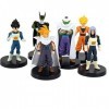 6 pièces/Ensemble Dragons-balles Piccolo Son Goku Support Figurine modèle Jouets