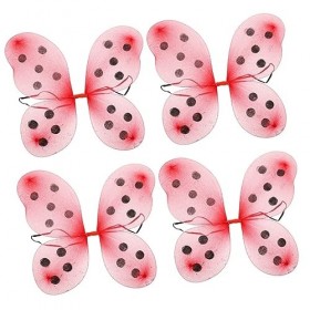 Toyvian 4 Pièces Ailes Costume Jeu De Rôle Tenues Enfants Vêtements Fée Costume Accessoire Cosplay Fée Aile Papillon Fée Cost