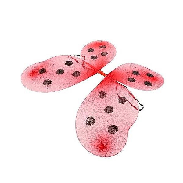 Toyvian 4 Pièces Ailes Costume Jeu De Rôle Tenues Enfants Vêtements Fée Costume Accessoire Cosplay Fée Aile Papillon Fée Cost