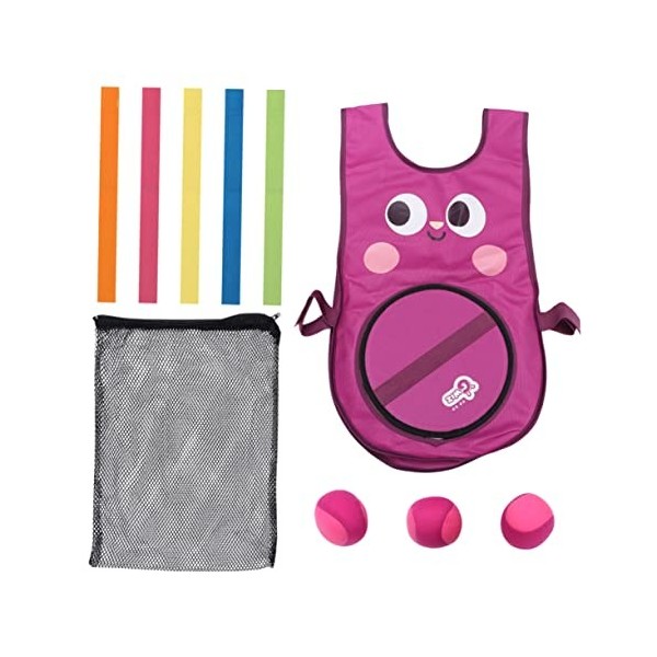 Garneck 1 Set Sticky Ball Vêtements Gilet Jouet pour Enfants Accessoires De Jeu Gilet pour Enfants Jouet De Plein Air pour En