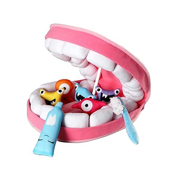 Jouets pour Dentiste éducatifs préscolaire - Jeu rôle pour Enfants - brossage des Dents - Éducation précoce - Dessin animé - 