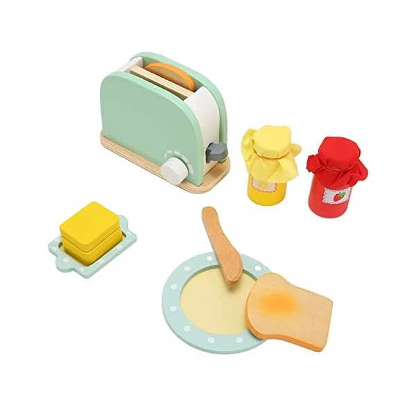 Ensemble de Jouets Grille-pain, Ensembles de Jeu de Cuisine, Grille-pain pour Enfants pour Jeu de Simulation éducatif