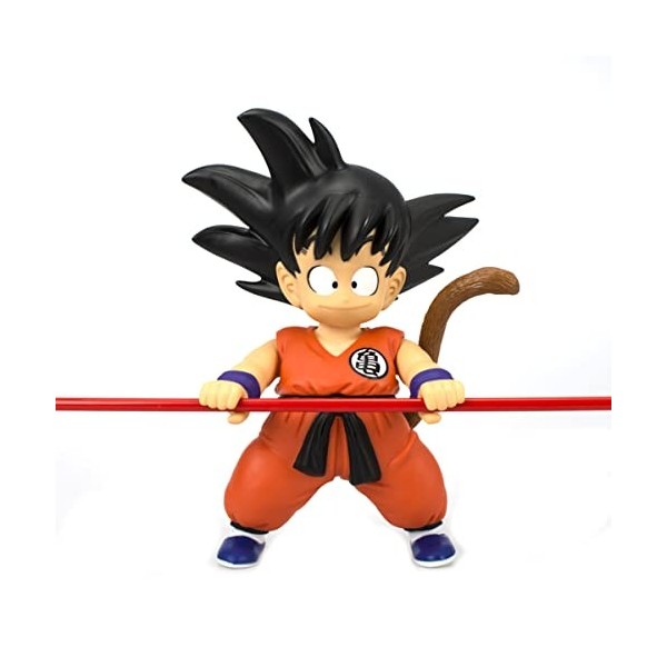Dragons-Balls Son Goku avec Support de bâton, Figurine daction, Jouet modèle