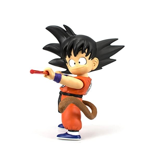 Dragons-Balls Son Goku avec Support de bâton, Figurine daction, Jouet modèle