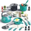 OPyCos Jouets de Cuisine for Enfants, Accessoires, Ensemble de Jouets de Cuisine for Tout-Petits, avec casseroles de Jeu, Jou