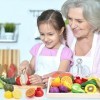 Jouet Aliment Cuisine, Fruits Magnetique Jouet à Découper imitant en Bois, Dinette Nourriture Montessori, Jeux de Rôles Éduca