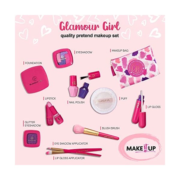 Fille Glamour Prétend Jouer Kit de Maquillage