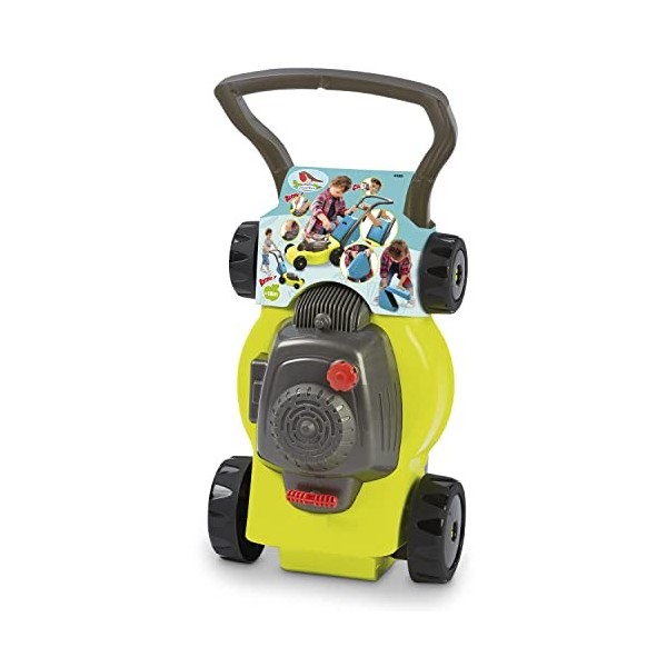 Jouets Ecoiffier - 4280 - Tondeuse à Gazon Grande Coupe pour Enfants - Jeu dimitation de Plein air - Dès 18 Mois - Fabriqué 