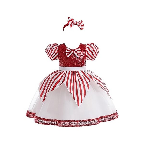 Yavion Robe Bébé Noel Deguisement Garcon 8 Ans Tenue Pere Noel Robe Noël DéGuisement Enfant Fille Deguisement Sorciere Enfant