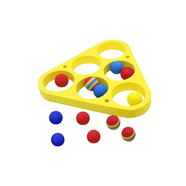 F Fityle Anneau Lancer Piscine Flotteur Jeu Ensemble Montessori Puzzle Jouet Sensoriel Lancer Virole Jouet Carnaval pour Fête