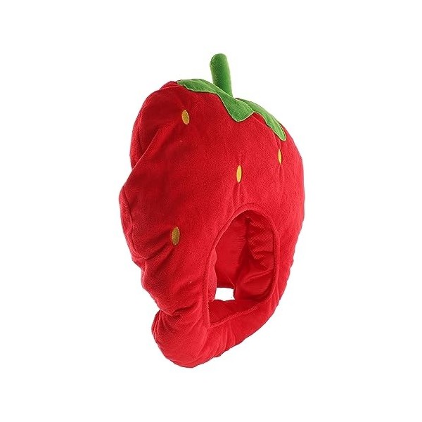 Abaodam 2 Pièces Couvre-Chef Tenues De Jeu De Rôle Vêtements Pour Enfants Chapeau Pour Enfants Chapeau De Fraise En Peluche A