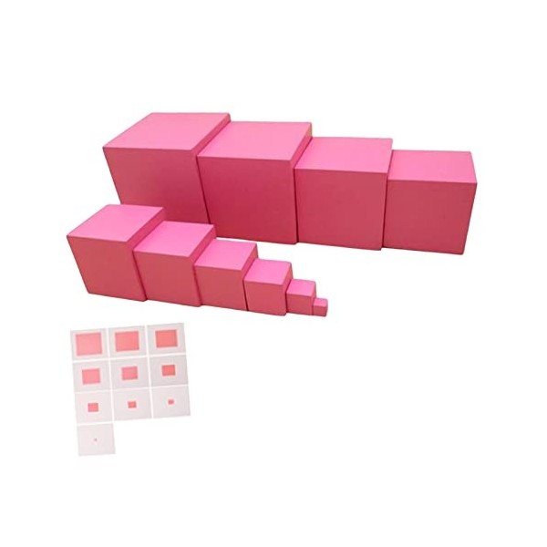 F Fityle Montessori Enfant Observation Blocs de Construction Taille Jeu de Correspondance Compétences de Base Professionnelle