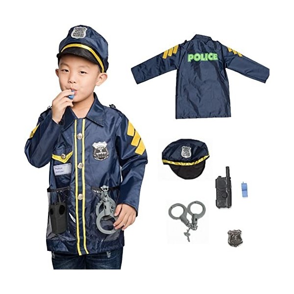 Enfant Simulé De Jeu Costumes 1 Ensemble Pilote De Vétérinaire Costume Occupation Gibier Vestiment