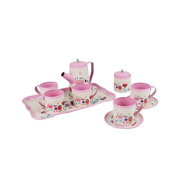 Toyvian 1 Ensemble Ensemble De Thé Jouets Ensembles De Thé Anglais Ensemble Cadeau Fille Ensembles De Thé Pour Tout-Petits Ca