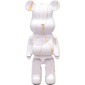 Bearbricks Violent Bear Blocs Construction Ours Tirelire Personnalité Graffiti Multicolore Figurine Modèle Fait Main Collecti
