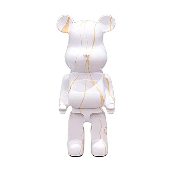 Bearbricks Violent Bear Blocs Construction Ours Tirelire Personnalité Graffiti Multicolore Figurine Modèle Fait Main Collecti