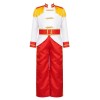 Aiihoo Enfant Garçon Déguisement Prince Costume Prince Déguisement Prince Manteau Epaulet Franges + Pantalon Ensemble Cosplay