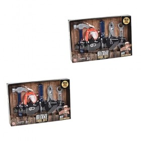 Toyvian 2 Ensembles 6 Pièces Outil De Réparation De Simulation Garçons Jouets pour Enfants Boîte À Outils Jouet Outil De Corr