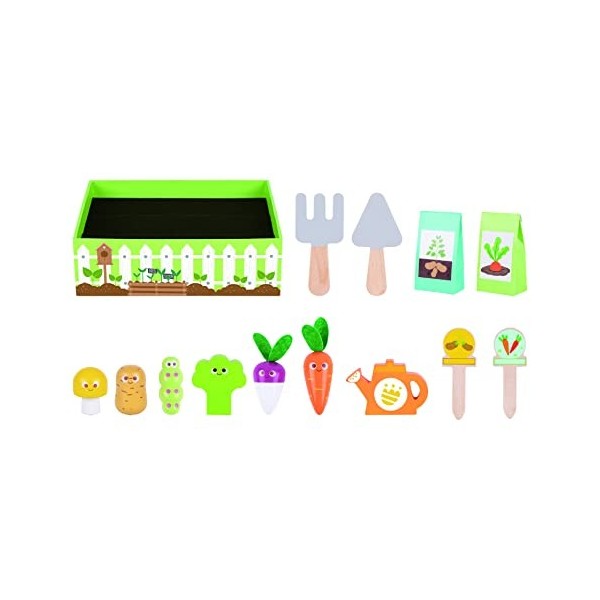 Tooky Toy-Mon Petit Jardin en Bois, TK315