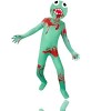 NAUXIU Rainbow Friends Costume,Costume Halloween Rainbow Friends, Enfant Déguisement Jumpsuit Bleu Monstre Cosplay,Monster Co