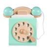Basii 2 Pcs Jouet téléphone bébé - téléphone Rotatif rétro,Téléphone pour Les Tout-Petits Parent-Enfant Jouet interactif Cade