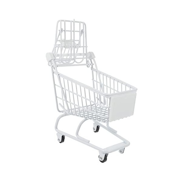 Operitacx 2 Pièces Mini Caddie Jouets Alimentaires Minuscules Jouets De Bureau Jouet pour Tout-Petits Jouets De Bureau Fourgo