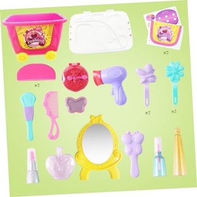 Toyvian Jouet De Gâteau De Chariot Chariot pour Enfants Jouet De Crème Glacée Ensemble De Jeu De Chariot danniversaire Ensem