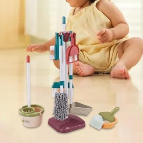 F Fityle Outil de Nettoyage ménager pour Enfants, Jouet éducatif précoce, Outils de ménage durables, Jouet de Simulation pour