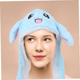 Toyvian 2 Pièces Casquette Airbag Lapin Robes Pour Enfants Bonnet Pour Enfants Chapeaux DAnimaux Chapeau LED Chapeau En Pelu