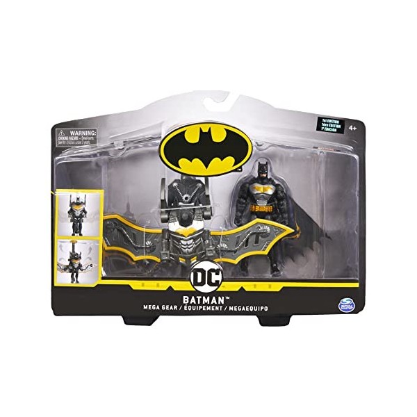 BATMAN Figurine Mega Gear Deluxe de 10,2 cm avec armo Transformable