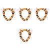 FRCOLOR Casque 4 Pièces Halloween Tigre Oreilles x Trois Dimensions Tigre En Peluche Oreille x Cheveux Cerceaux Zoo Animaux F