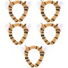 FRCOLOR Casque 4 Pièces Halloween Tigre Oreilles x Trois Dimensions Tigre En Peluche Oreille x Cheveux Cerceaux Zoo Animaux F