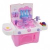 WinmetEuro Set de jeu pour cuisine pour enfants, eau circulaire, forte praticité, bords plus lisses, kit de jeu pour mini cui