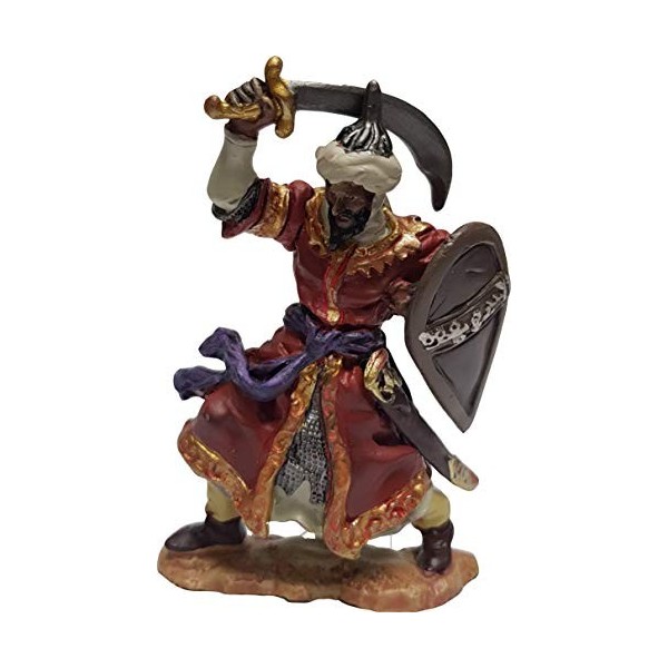 Desconocido Guerrero SARRACENO Figurine de Plomb 8 cm