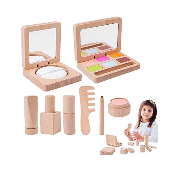 SEALFO fantaisie pour les petits enfants | Jeu de maquillage pour les enfants | Jeu de simulation salon Beauté avec rouge à l