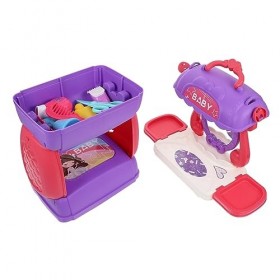 ibasenice 1 Ensemble DOutils De Simulation De Coiffure Costume pour Enfants Kit De Maquillage Ensemble De Jeu pour Enfants J