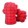 DDGOJUME Gant de Superhero, Enfants Gants de Peluche Doux Main Super Héros Poing Jouet, Superhero pour garçon Fille Noël Hall