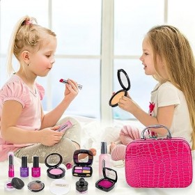 deAO 23 Accessoires de Maquillage fictif avec Une Trousse de beauté, Un Set de Faux Maquillage et Encore Plus d’Accessoires g
