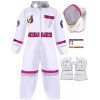 Tacobear Déguisement Astronaute Enfant avec Astronaute Casque Gants Costume Astronaute Jeu de Rôle Astronaute Deguisement Hal