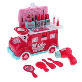 Backbayia Jeux dimitation Jouet Docteur Enfant Jeu de Rôle Gâteaux et Crèmes Glacées pour Garçons Filles Beauté Ensemble 
