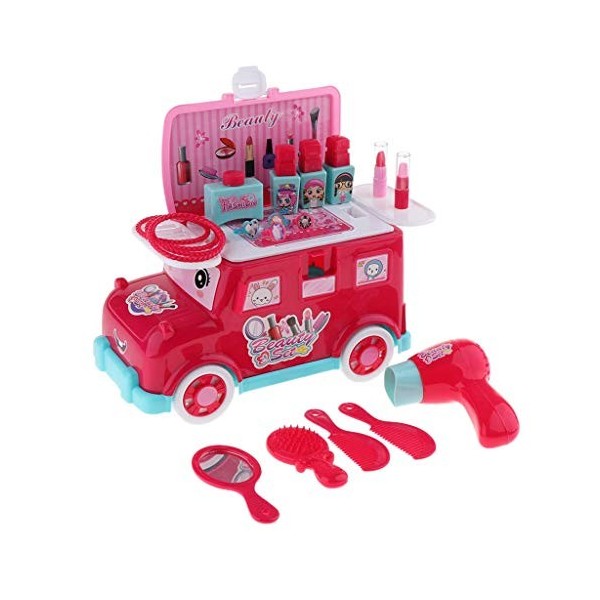 Backbayia Jeux dimitation Jouet Docteur Enfant Jeu de Rôle Gâteaux et Crèmes Glacées pour Garçons Filles Beauté Ensemble 