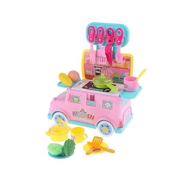 Backbayia Jeux dimitation Jouet Docteur Enfant Jeu de Rôle Gâteaux et Crèmes Glacées pour Garçons Filles Beauté Ensemble 
